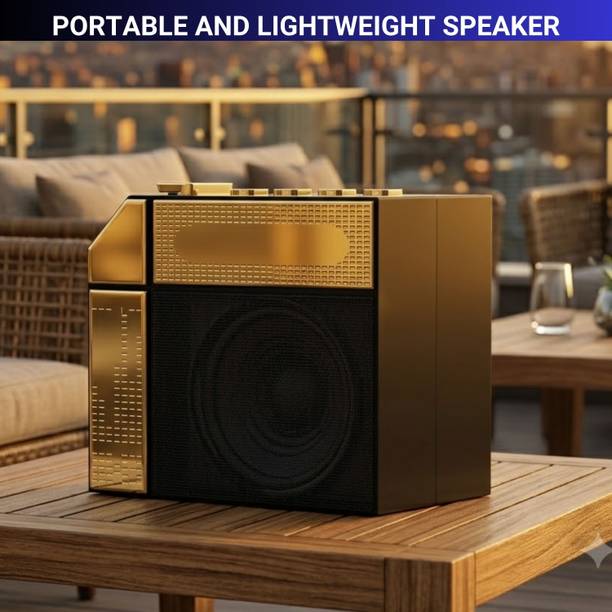 GUGGU Bluetooth Speaker Portable with 6H Playtime and FM Radio CZ461 20 W Bluetooth Home Theatre
