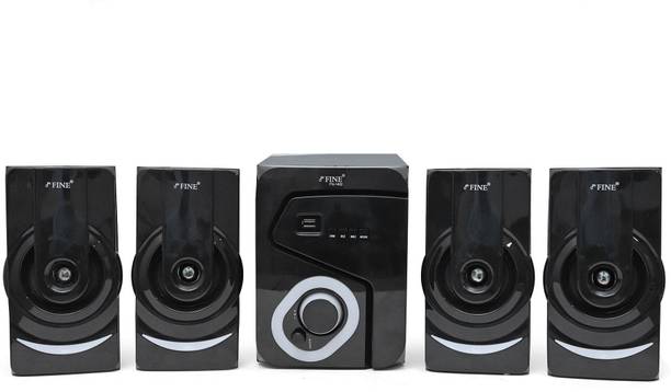 FINE 1402_4.1 Multimedia Home Theatre System with FM/AUX/USB Support & RemoteControl 60 W Bluetooth Home Theatre
