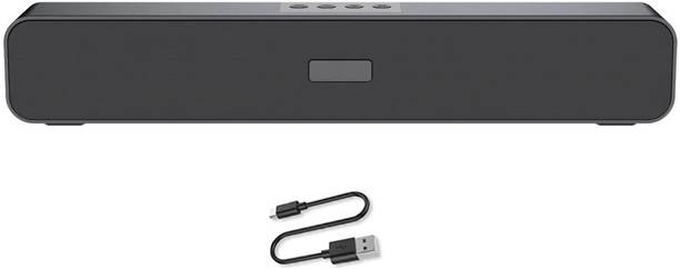 MSNR Bluetooth 5.0 Wireless Soundbar Speaker with 1500 mAh Battery, ABS Material 16 W Bluetooth Home Theatre