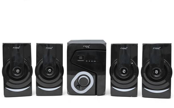 FINE 1402_4.1 Multimedia Home Theatre System with FM/AUX/USB Support & RemoteControl 60 W Bluetooth Home Theatre