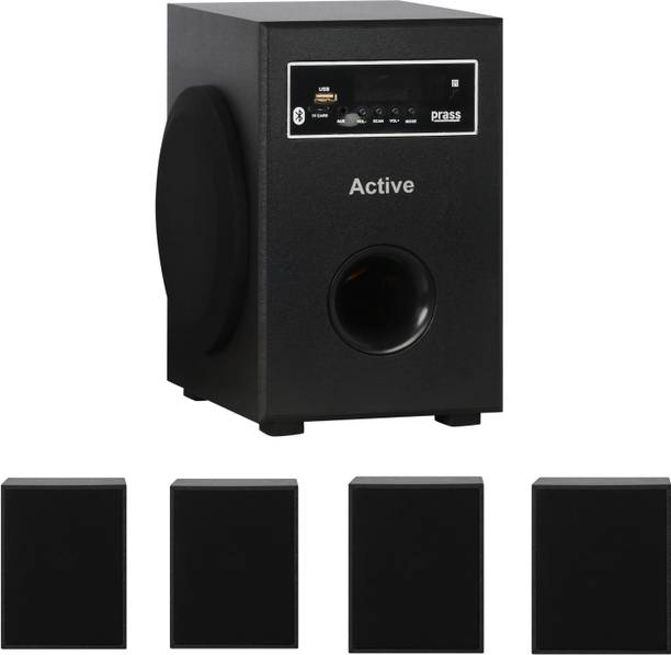 prass ACTIVE WOODEN 4.1 BLK 65 W Bluetooth Home Theatre