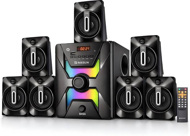 RIBSUN Blaster 90W Bluetooth 7.1 Home Theatre 90w Output, USB, Aux, Line input, FM 90 W Bluetooth Home Theatre