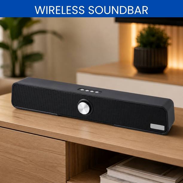 YAROH Bluetooth Speaker Soundbar with Volume Knob and Powerful Stereo Sound SV334 20 W Bluetooth Home Theatre