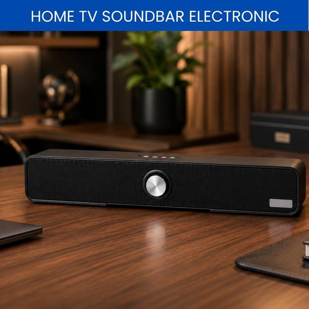 YAROH Bluetooth Speaker Soundbar with Volume Knob and Powerful Stereo Sound SX322 20 W Bluetooth Home Theatre