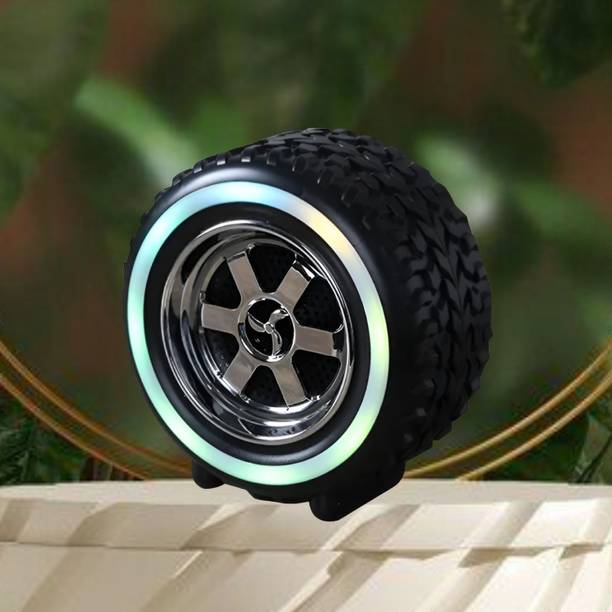 Clairbell Bluetooth Speaker Tyre Speakers with 5Hr Battery Life & Mic, Works with iOS A189 10 W Bluetooth Home Theatre
