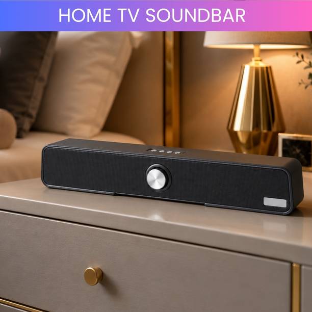 YAROH Bluetooth Speaker Soundbar with Volume Knob and Powerful Stereo Sound AZ341 20 W Bluetooth Home Theatre