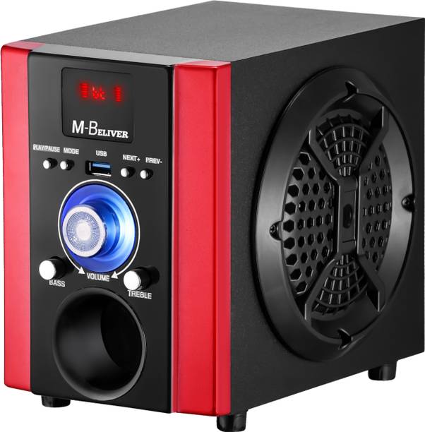 M-BELIVER NANO Red And Black 30 W Bluetooth Home Theatre