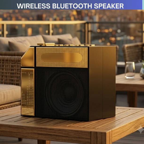 GUGGU Bluetooth Speaker Portable with 6H Playtime and FM Radio CZ266 20 W Bluetooth Home Theatre