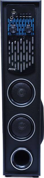 FINE FINE Jadugar 80W Tower Speaker with Bluetooth, USB, FM, AUX, Deep Bass 80 W Bluetooth Home Theatre