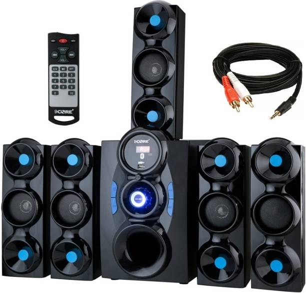 9 CORE HT-&-WX-1/85-UB BB BLACK 9500 W Bluetooth Home Theatre