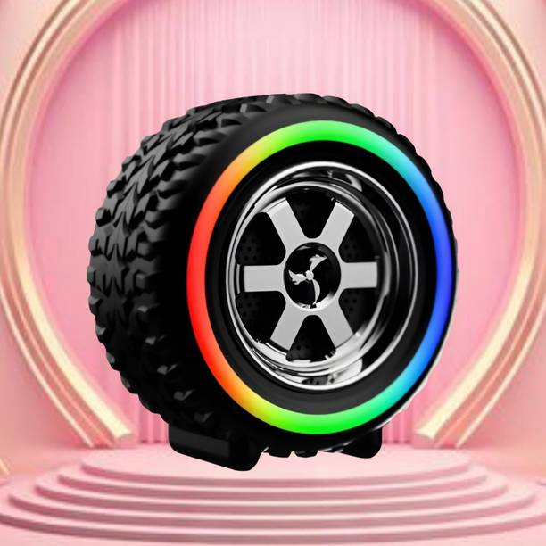 FRONY Bluetooth Speaker Tyre Speakers with 5Hr Battery Life & Mic, Works with iOS A458 10 W Bluetooth Home Theatre