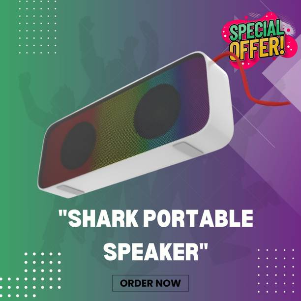 GUGGU Bluetooth Speaker Shark Speaker & Mini wireless desktop speaker 20W SpeakerN331 20 W Bluetooth Speaker