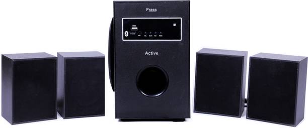 prass Active 4.1 with Wooden satellite 65 W Bluetooth Home Theatre