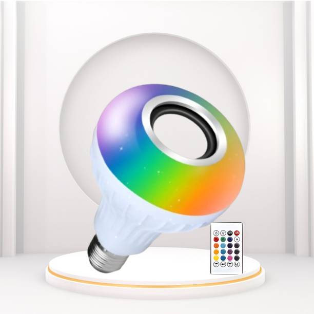 GUGGU Bluetooth Music Bulb Speaker With Remote Control Change Disco light for HomeR416 Smart Bulb
