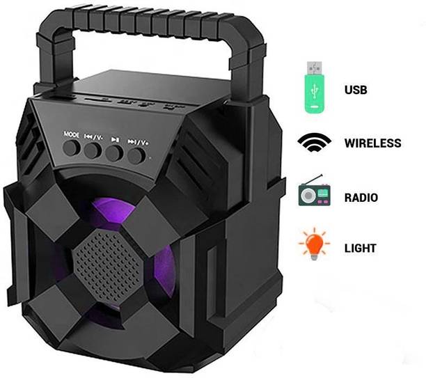 Worricow Best Selling X-Bass Portable Bluetooth Speaker with Mic 10 W Bluetooth Home Theatre