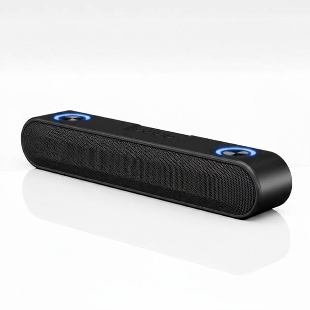 VOIZO High Power Bluetooth Soundbar with RGB Light, 2400mAh, TWS Pairing, Home Theater 10 W Bluetooth Home Theatre