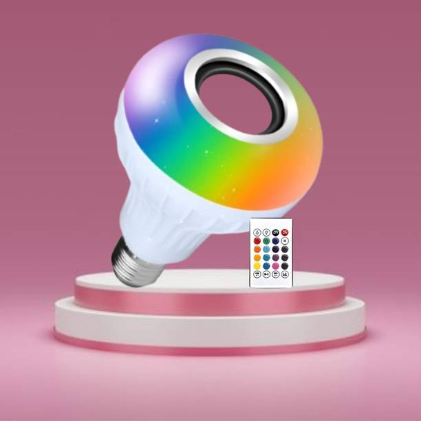 GUGGU Bluetooth Music Bulb Speaker With Remote Control Change Disco light for HomeR418 Smart Bulb