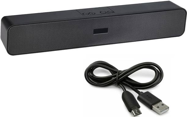 ZTNY Smart Wireless Soundbar | Bluetooth v5.0 Connectivity | 16Watts 2.0 Stereo Sound 16 W Bluetooth Home Audio Speaker