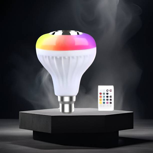 Clairbell Bluetooth Music Bulb Speaker With Remote Control Change Disco light for HomeQ164 Smart Bulb