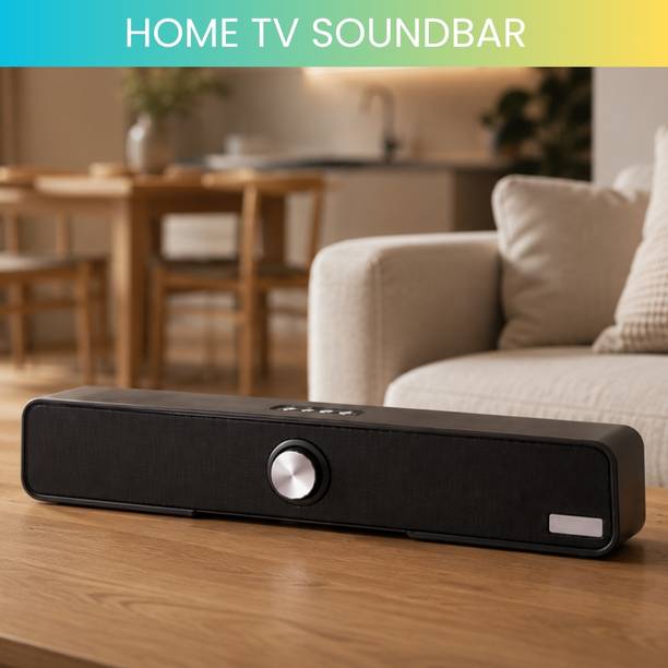 YAROH Bluetooth Speaker Soundbar with Volume Knob and Powerful Stereo Sound DB195 20 W Bluetooth Home Theatre
