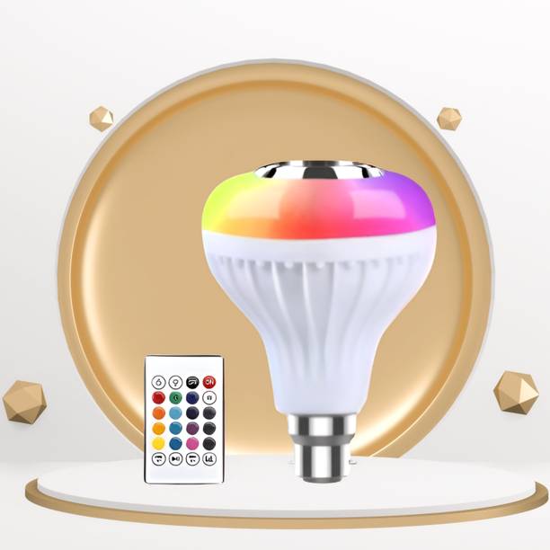 GUGGU Bluetooth Music Bulb Speaker With Remote Control Change Disco light for HomeR364 Smart Bulb