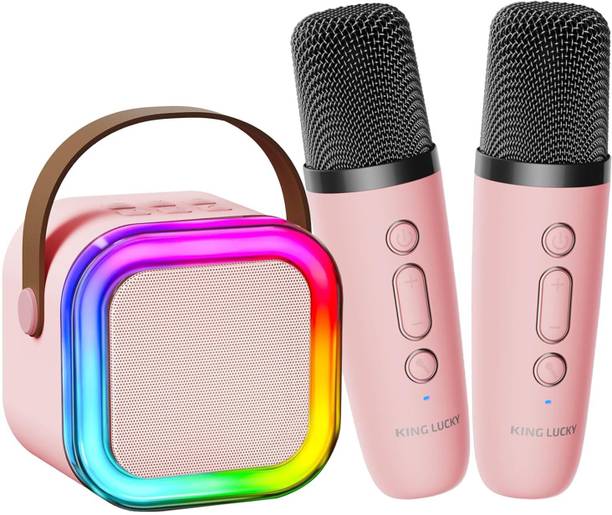 IGADG Kids Combo Bluetooth Karaoke Machine | 6 Cool Voice Effects & Rechargeable 16 W Bluetooth Home Theatre