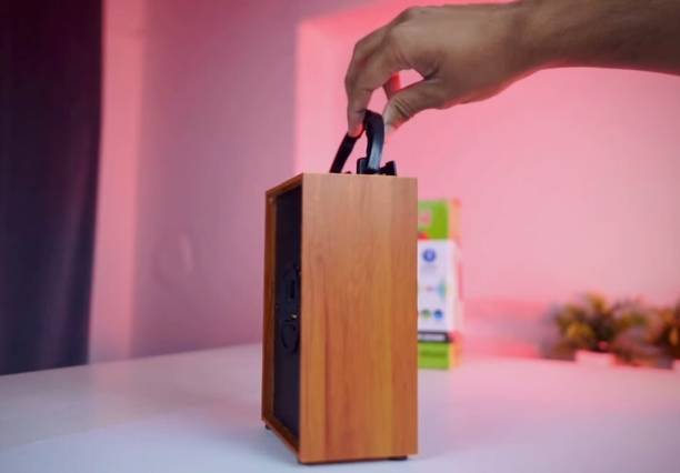 BASS BABA DON 5W Portable Wooden Speaker 010 10 W Bluetooth Speaker