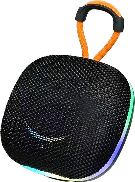 XVEP Wireless Speakers with Colorful LED Light Waterproof TWS Portable Mini soundbar 5 W Bluetooth Home Theatre
