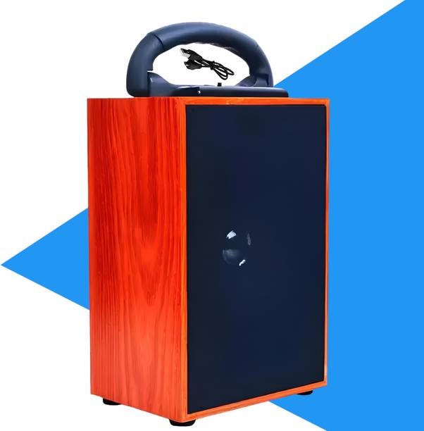 BVEXO BassVibe 10W: Wooden Speaker with 4-Hour Battery & Enhanced Sound 10 W Bluetooth Home Theatre