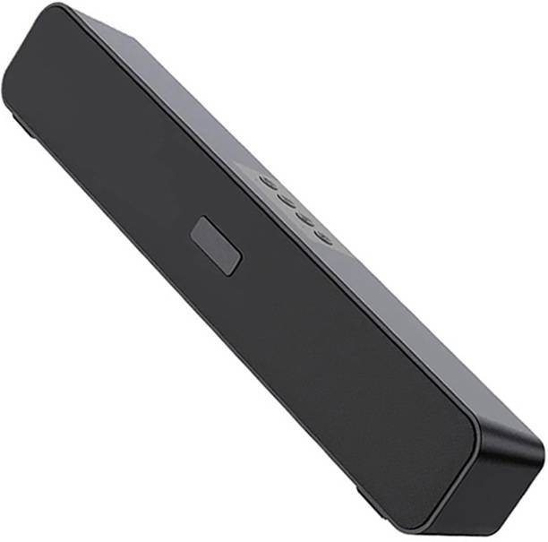 MSNR PowerFull Bass Soundbar USB Powered, 3.5mm Audio Jack Soundbar D3-S 16 W Bluetooth Home Theatre