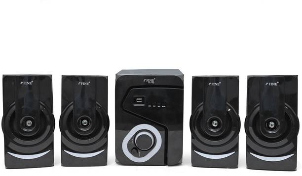 FINE 1402_4.1 Multimedia Home Theatre System with FM/AUX/USB Support & RemoteControl 60 W Bluetooth Home Theatre