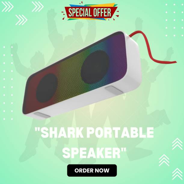 GUGGU Bluetooth Speaker Shark Speaker & Mini wireless desktop speaker 20W SpeakerN457 20 W Bluetooth Speaker