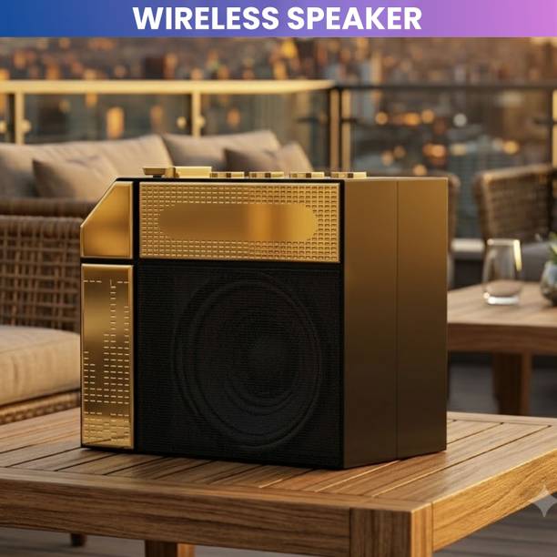 GUGGU Bluetooth Speaker Portable with 6H Playtime and FM Radio CX452 20 W Bluetooth Home Theatre