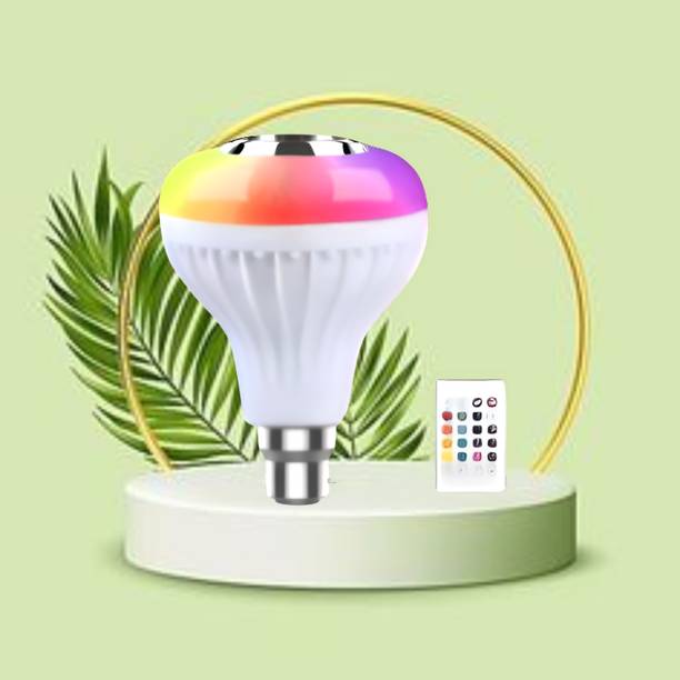 GUGGU Bluetooth Music Bulb Speaker With Remote Control Change Disco light for HomeR474 Smart Bulb
