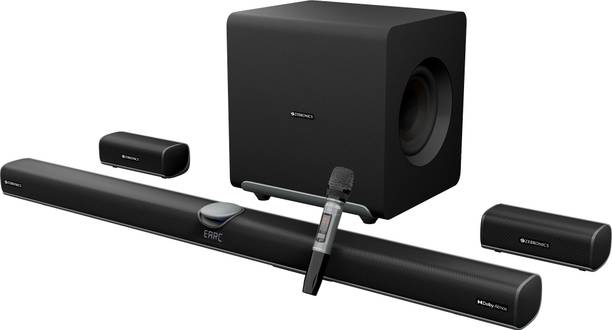 ZEBRONICS Juke Bar 11000 Dolby Atmos,DTS:X,Wireless Subwoofer & Satellite 1610 W Bluetooth Soundbar