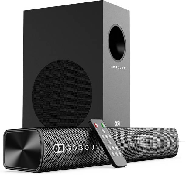 GOBOULT (previously Boult)Bassbox X60 with Subwoofer, 60W Power, 2.1 Channel, 3 EQ Modes 60 W Bluetooth Soundbar