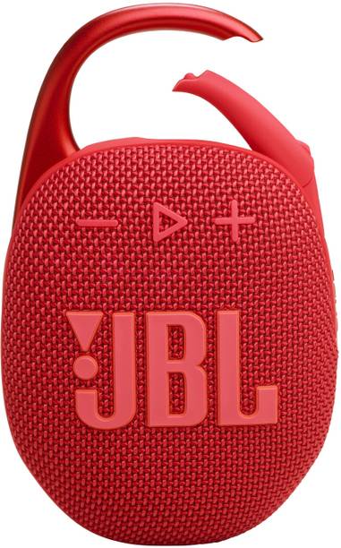 JBL Clip 5 with 12hrs of Playtime,Pro Sound, Integrated Carabiner,Dust & Waterproof 7 W Bluetooth Speaker