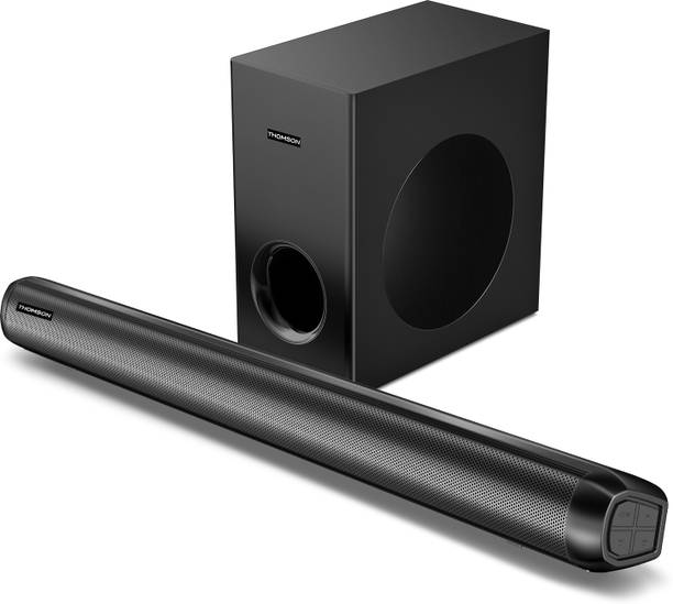 Thomson AlphaBeat200 Soundbar, 200 W, Virtual 3D Sound, multi-input & EQ modes, 200 Watt 200 W Bluetooth Soundbar