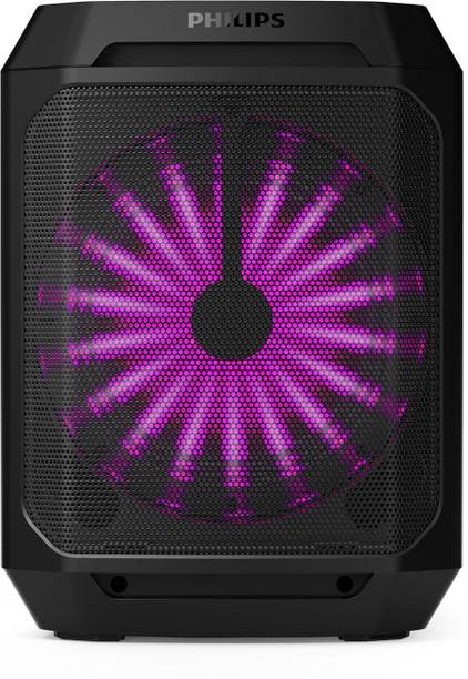 PHILIPS Dynamic Bass Boost, Wired Mic, 3000mAh Battery, Aux-in, Karaoke Microphone Input 30 W Bluetooth Speaker