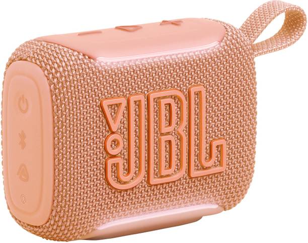 JBL Go 5, ambient edge lighting, 10Hrs of Playtime, Auracast, Water & Dust Proof 4.8 W Bluetooth Speaker