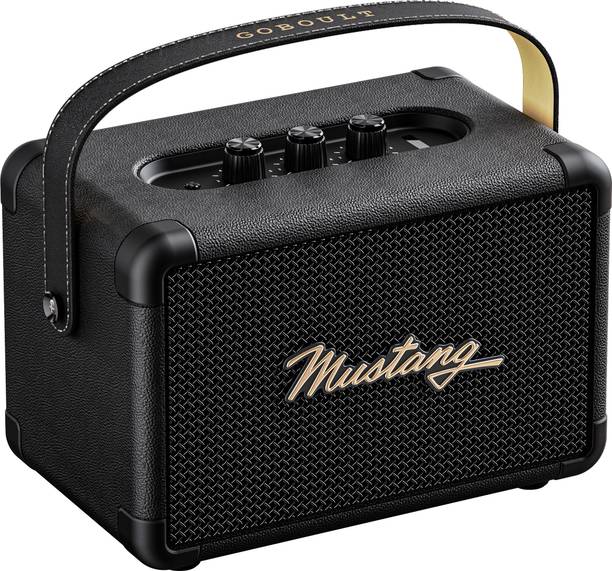 GOBOULT Mustang GT 40, Dual Drivers, Bass Radiator, 6Hrs Battery, Metallic Grill, BTv 6 40 W Bluetooth Speaker
