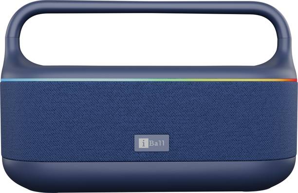 iBall Dhun, 5hrs Playback, Dual Drivers, Dual EQ, Powerful BASS, TWS, RGB, Type-C 50 W Bluetooth Party Speaker