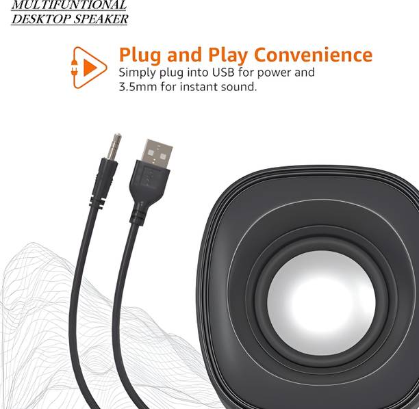 BASS BLING Laptop/Desktop / usb speaker Mumtifunctional uses 3 W Laptop/Desktop Speaker