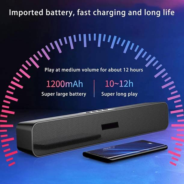 TX -FLO Quick connect, endless play, fast pairing for instant enjoyment 16 Hrs Playtime 16 W Bluetooth Laptop/Desktop Speaker