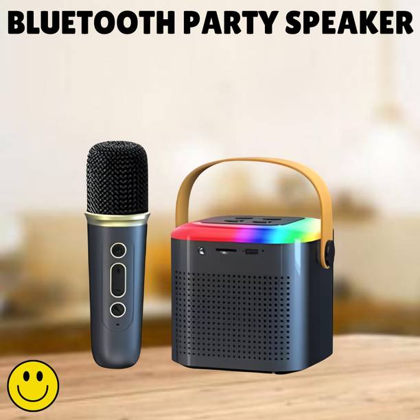 SACRO Y1 (PORTABLE BLUETOOTH DESKTOP SPEAKER) With Singing Mic Upto & 6Hr PlaytimeQ395 10 W Bluetooth Laptop/Desktop Speaker