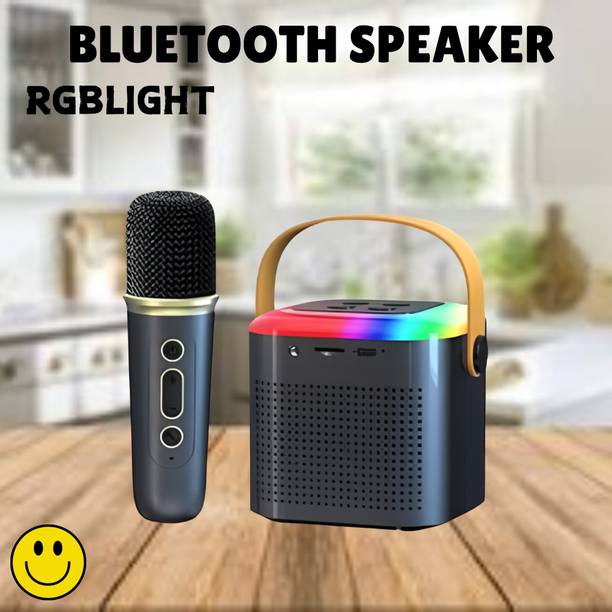 SACRO Y1 (PORTABLE BLUETOOTH DESKTOP SPEAKER) With Singing Mic Upto & 6Hr PlaytimeQ368 10 W Bluetooth Laptop/Desktop Speaker