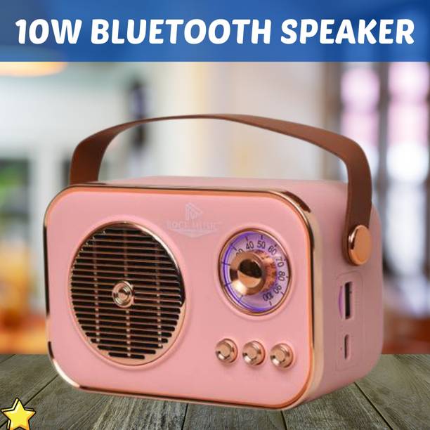 YAROH Saregama (PORTABLE BLUETOOTH SPEAKER) Fm Radio Speaker With Deep Bass SoundBG183 10 W Bluetooth Laptop/Desktop Speaker