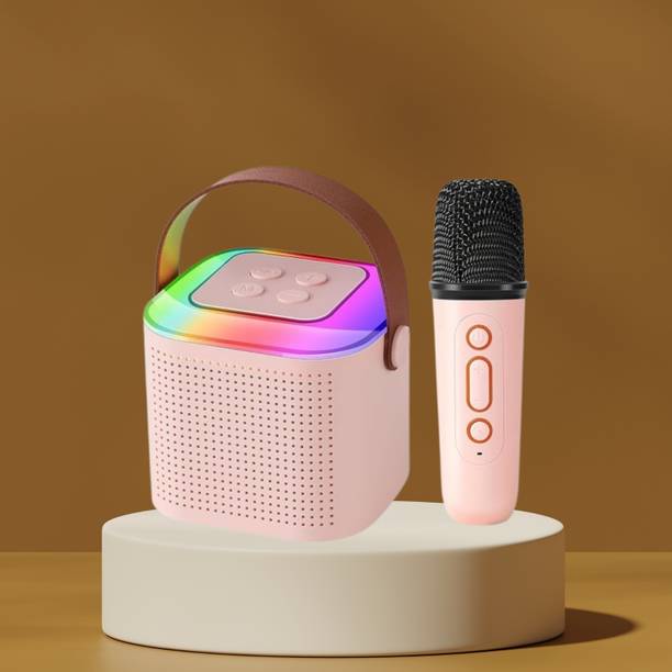SACRO Y1 (PORTABLE WIRELESS SPEAKER) With Karaoke Mic and High Quality SoundA478 10 W Bluetooth Laptop/Desktop Speaker