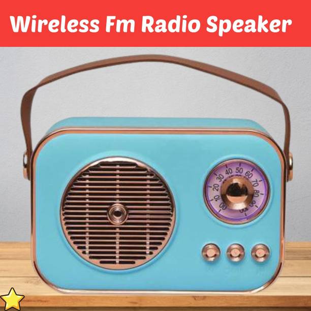 FRONY Saregama (PORTABLE BLUETOOTH SPEAKER) Fm Radio Speaker With Deep Bass SoundMO118 10 W Bluetooth Laptop/Desktop Speaker