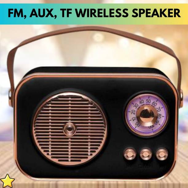 FRONY Saregama (PORTABLE BLUETOOTH SPEAKER) Fm Radio Speaker With Deep Bass SoundBO90 10 W Bluetooth Laptop/Desktop Speaker